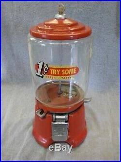1939 Vintage Northwestern 39 Coin Op Bulk Vendor Peanut Candy Gumball Machine