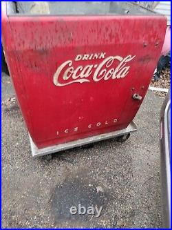 1940'S Original Vintage COCA COLA Refrigerator Machine Rare BarnFind Untouched