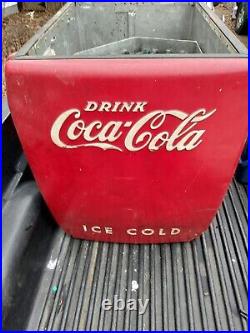 1940'S Original Vintage COCA COLA Refrigerator Machine Rare BarnFind Untouched