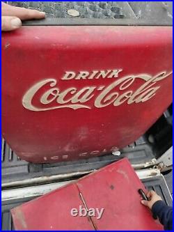 1940'S Original Vintage COCA COLA Refrigerator Machine Rare BarnFind Untouched