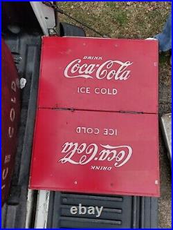 1940'S Original Vintage COCA COLA Refrigerator Machine Rare BarnFind Untouched