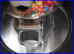 1940's VINTAGE ABBEY CASH TRAY NICKEL CANDY NUT VENDING MACHINE Working Cond