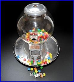 1940's VINTAGE ABBEY CASH TRAY NICKEL CANDY NUT VENDING MACHINE Working Cond