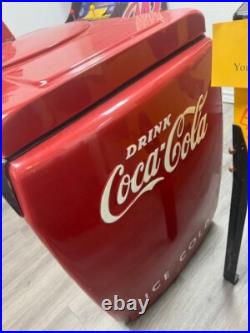 1940's Vintage Coca Cola Coke Vending Machine with cooler