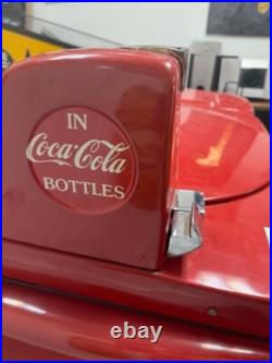 1940's Vintage Coca Cola Coke Vending Machine with cooler