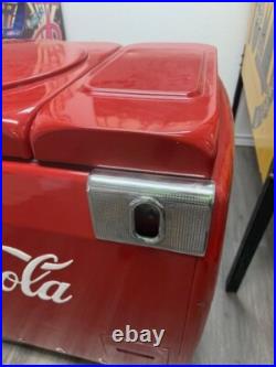 1940's Vintage Coca Cola Coke Vending Machine with cooler