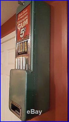 1940's Vintage Rowe Wall Mount Candy Vending Machine