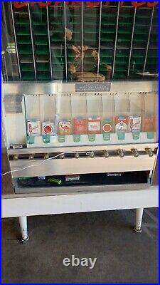 1940s Vintage National Cigarette Vending Machine pulls Or Candy Machine
