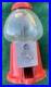 1940s Vintage Red Cast Iron Gumball Machine with Glass Globe Made in USA