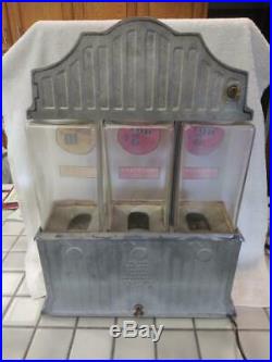 1947 Vintage Challenger Coin Op Fresh Hot Nuts Vending Machine