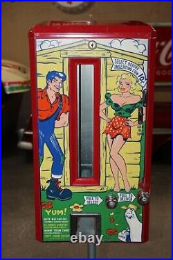 1949 Rare Lil Abner 10 Cent Vendor-Bar Candy Coin Op Vending Machine
