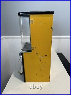 1950' Victor HMS 1 Cent Gumball Vending Machine With Key