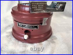 1950 Vintage Ford Red Gumball Vending Machine Penny Coin Op With Slug Rejector 1950 Vintage Ford Red Gumball Vending Machine Penny Coin Op With Slug Rejector