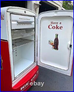 1950's Philco Fridge RENOVATED to look like a Vintage COCA-COLA Soda Machine