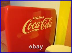 1950's Vintage Coca Cola Bottle Vending Machine Westinghouse Antique Restored