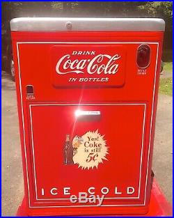 1950's Vintage Restored Coca-Cola 5 Cent Vendo 23 COKE Vending Machine-MUST SEE