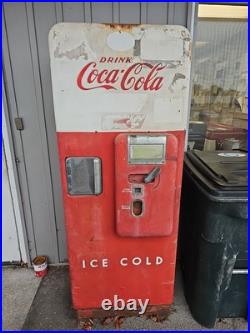 1950s Antique Cavalier C51 Coca-Cola Vending Machine Vintage Coke Cooler