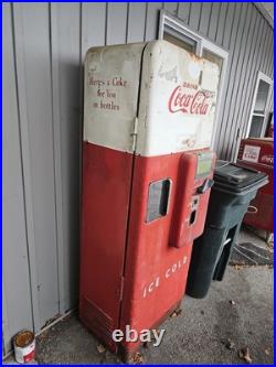 1950s Antique Cavalier C51 Coca-Cola Vending Machine Vintage Coke Cooler