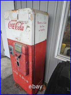 1950s Antique Cavalier C51 Coca-Cola Vending Machine Vintage Coke Cooler