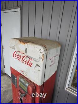 1950s Antique Cavalier C51 Coca-Cola Vending Machine Vintage Coke Cooler