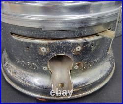 1950s Ford Chrome Gumball Machine Has Key Vintage MCM Retro