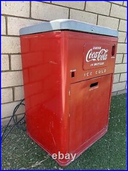 1950s Vintage Coca Cola Coke Vendo A23E Coin Op Spin Top Soda Machine- Original