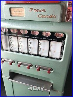 1950s Vintage Stoner Candy Machine Coin Operated 5 and 10 cents