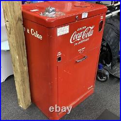 1956 Coca Cola Vending Machine SPIN-TOP TURNTABLE A23E Vendo Vintage PICK UP ONL