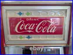 1960's Vintage Coca Cola Machine Sign Panel Cavalier 64 Coke