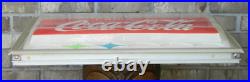 1960's Vintage Coca-Cola Vending Machine Sign Panel, Possibly Cavalier 64, READ