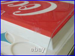 1960's Vintage Coca-Cola Vending Machine Sign Panel, Possibly Cavalier 64, READ