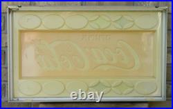 1960's Vintage Coca-Cola Vending Machine Sign Panel, Possibly Cavalier 64, READ