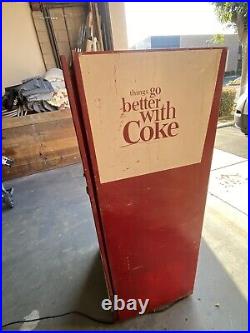 1964 Vintage Coca-Cola Soda Bottle Vending Machine It Works! Model# CSS-64FS