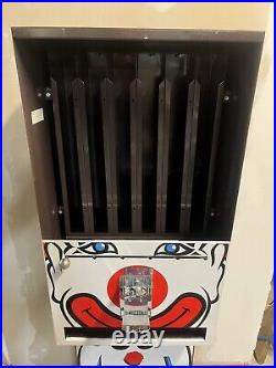 1970's 1980's Vintage Clown Candy Vending Dispensing Machine Coin Operated NEW