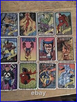 1990 Marvel Vending Machine Vintage Prism Sticker lot of 12
