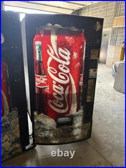 1995 VTG Coin Only Coca-Cola Soda Vending Machine with LED Display