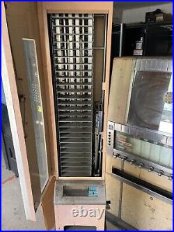 1 National Vendors Vintage Cigarette And 2 Vintage Candy Machines Sold As Is