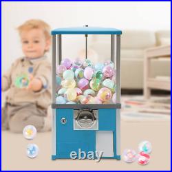 25-cent Gumball Machine 20 H Vending Coin Bank Vintage Gumballs Dispenser Blue 25-cent Gumball Machine 20 H Vending Coin Bank Vintage Gumballs Dispenser Blue