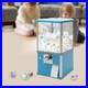 25-cent Gumball Machine 20 H Vending Coin Bank Vintage Gumballs Dispenser Blue
