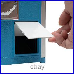 25-cent Gumball Machine 20 H Vending Coin Bank Vintage Gumballs Dispenser Blue