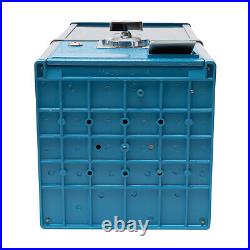 25-cent Gumball Machine 20 H Vending Coin Bank Vintage Gumballs Dispenser Blue
