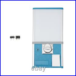 25-cent Gumball Machine 20 H Vending Coin Bank Vintage Gumballs Dispenser Blue