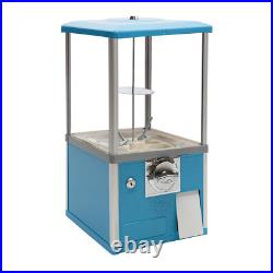 25-cent Gumball Machine 20 H Vending Coin Bank Vintage Gumballs Dispenser Blue