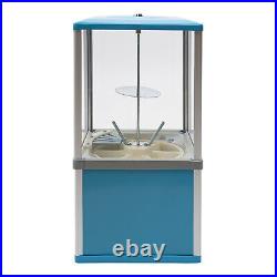 25-cent Gumball Machine 20 H Vending Coin Bank Vintage Gumballs Dispenser Blue