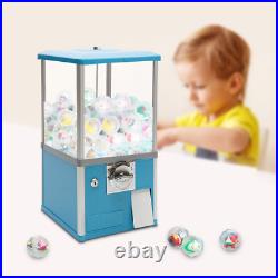 25-cent Gumball Machine 20 H Vending Coin Bank Vintage Gumballs Dispenser Blue