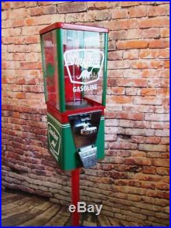 25 cent vintage gumball machine Sinclair gas man cave home decor office novelty