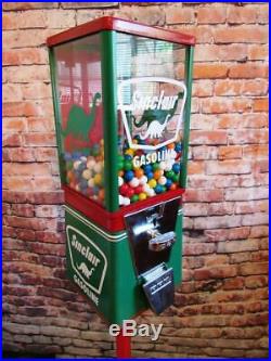 25 cent vintage gumball machine Sinclair gas man cave home decor office novelty