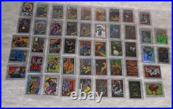 47 Different Vintage Marvel X-Men Foil Prism Vending Machine Stickers? Rare
