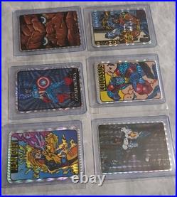 47 Different Vintage Marvel X-Men Foil Prism Vending Machine Stickers? Rare