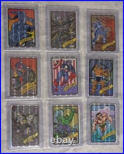 47 Different Vintage Marvel X-Men Foil Prism Vending Machine Stickers? Rare
